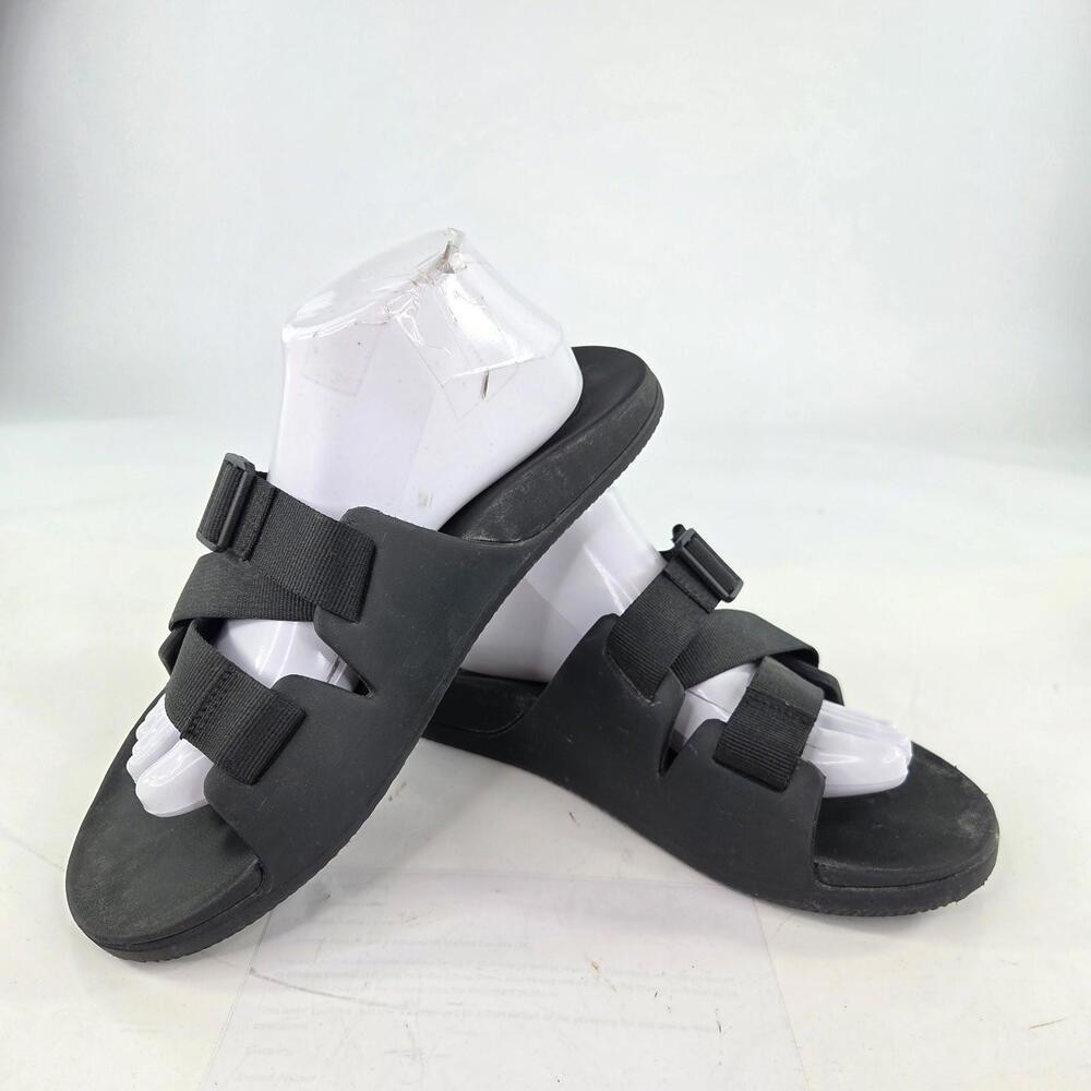 Chaco Chillos Sandals Sandals Mens US 10 Buckle Comfort Black Slide Water Shoes - Picture 4 of 10